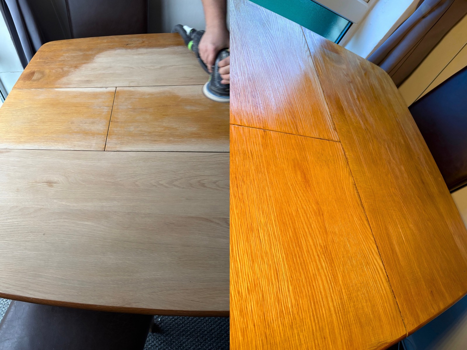 Staircase sanding and finishing